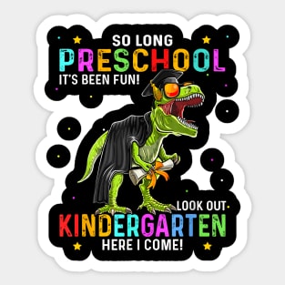 Preschool Graduation Class 2024 Pre k Dinosaur Kids Sticker